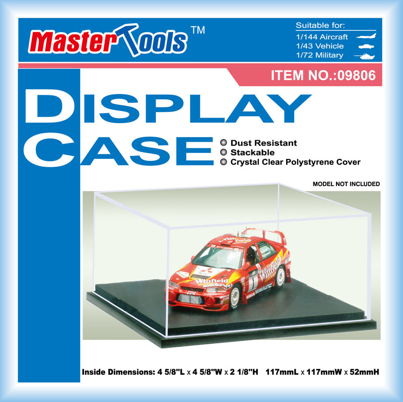 Trumpeter 09806 Display Case - 117mm x 117mm x 52mm