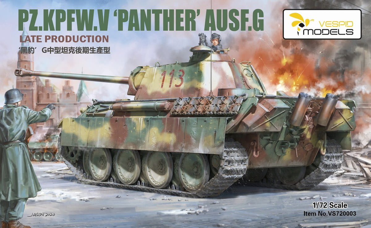 VESPID MODELS VS720003 - 1:72 Pz.Kpfw. V Panther Ausf. G Late Production