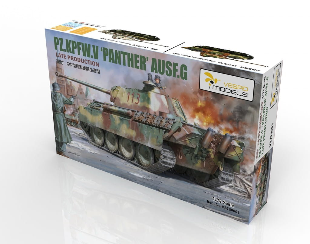 VESPID MODELS VS720003 - 1:72 Pz.Kpfw. V Panther Ausf. G Late Production