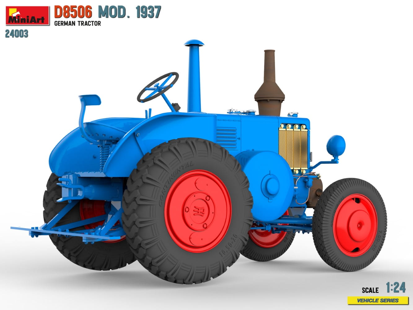 Miniart 24003 - 1:24 D8506 Mod. 1937 German Tractor