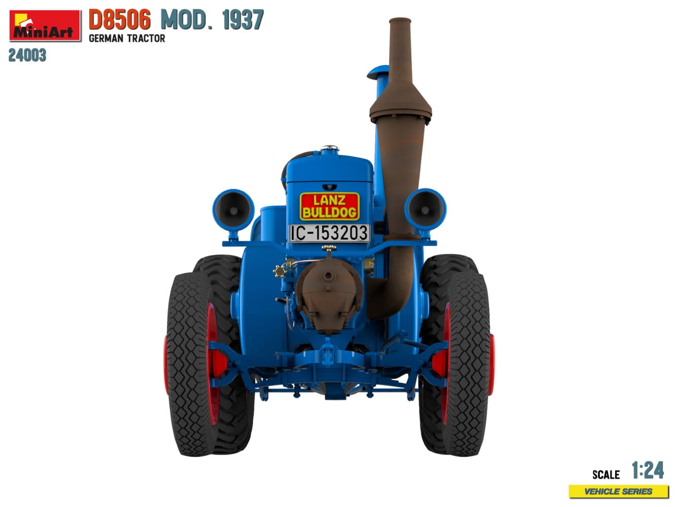 Miniart 24003 - 1:24 D8506 Mod. 1937 German Tractor