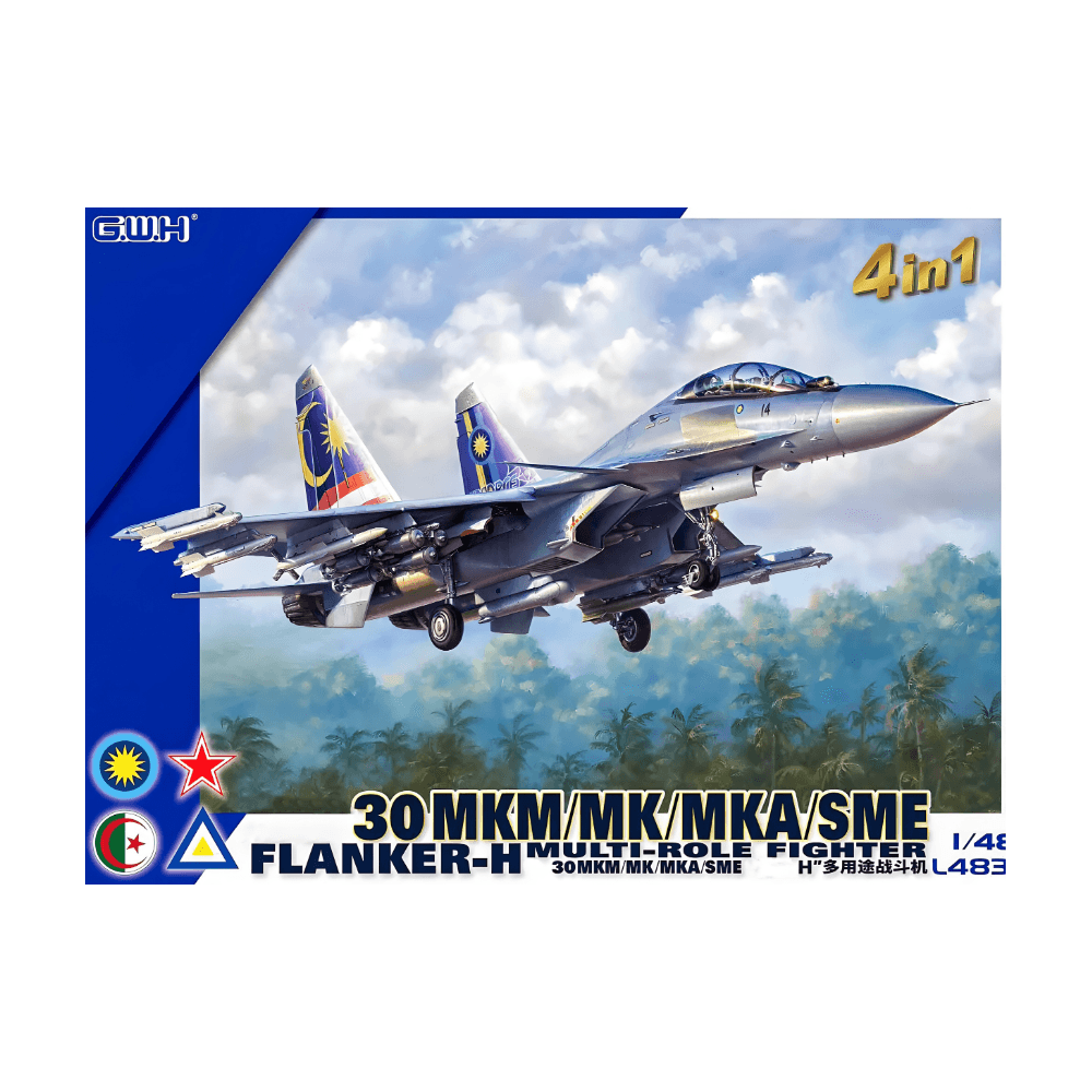 Great Wall Hobby 1:48 Su-30MKM/MK/MKA/SME "Flanker H"  4 in 1 Model Kit