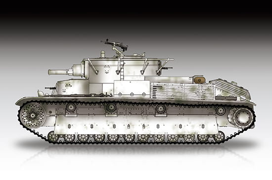 TRUMPETER 07151 - 1:72 Soviet T-28 Medium Tank (Riveted)