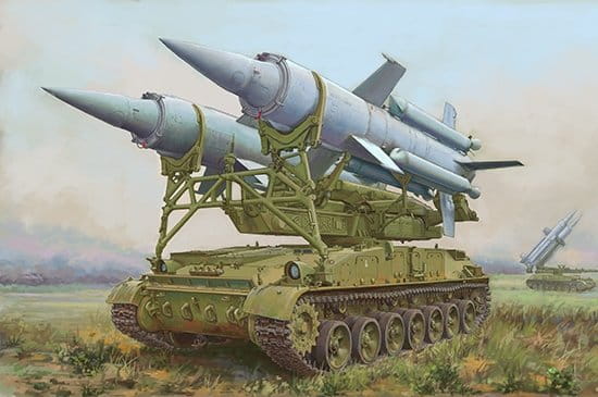 Trumpeter 07178 - 1:72 Soviet 2K11A TEL w/9M8M Missile Krug-a SA-4 Ganef