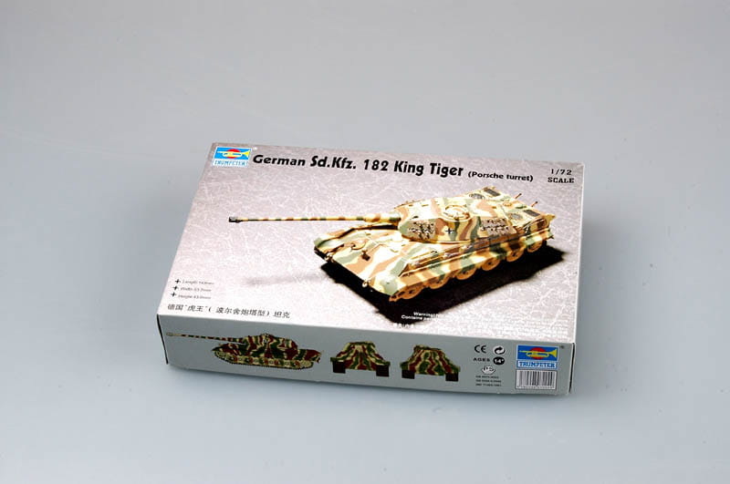 TRUMPETER 07202 - 1:72 German Sd.Kfz. 182 King Tiger (Porsche turret)