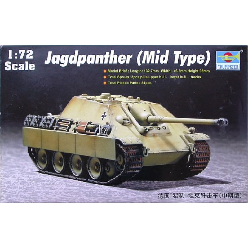 TRUMPETER 07241 - 1:72 Jagdpanther (Mid Type)