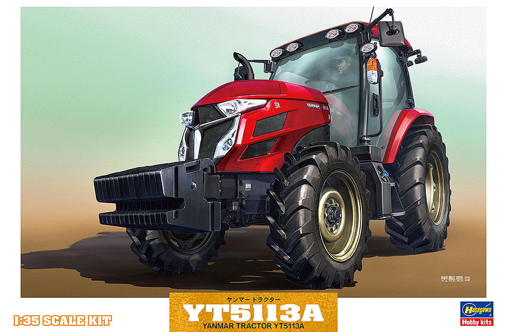 HASEGAWA 1:35 Yanmar Tractor YT5113A