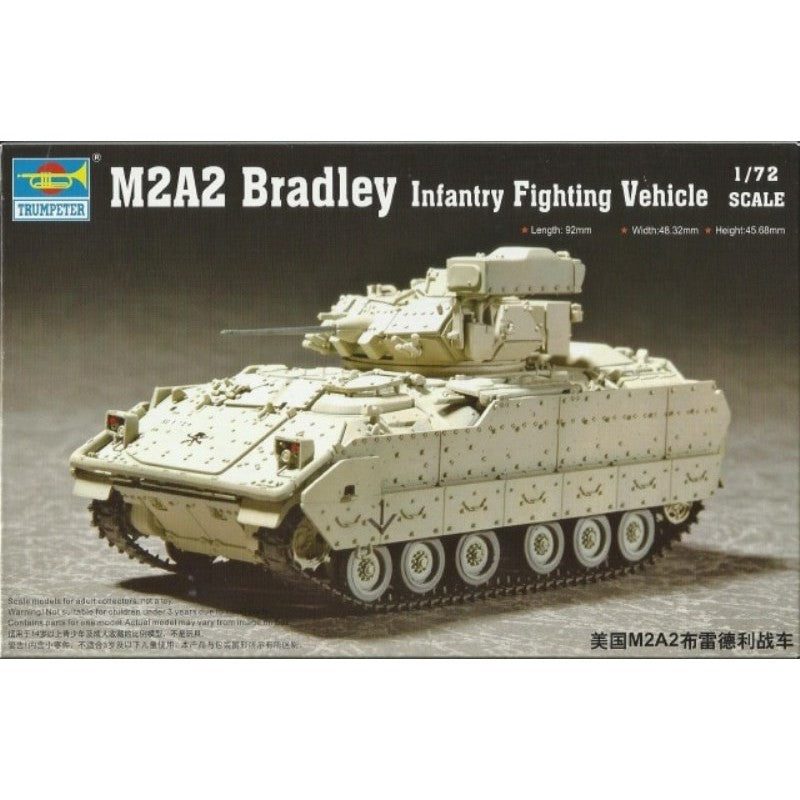 TRUMPETER 07296 1/72 M2A2 Bradley Infantry Fighting Vehicle model kits