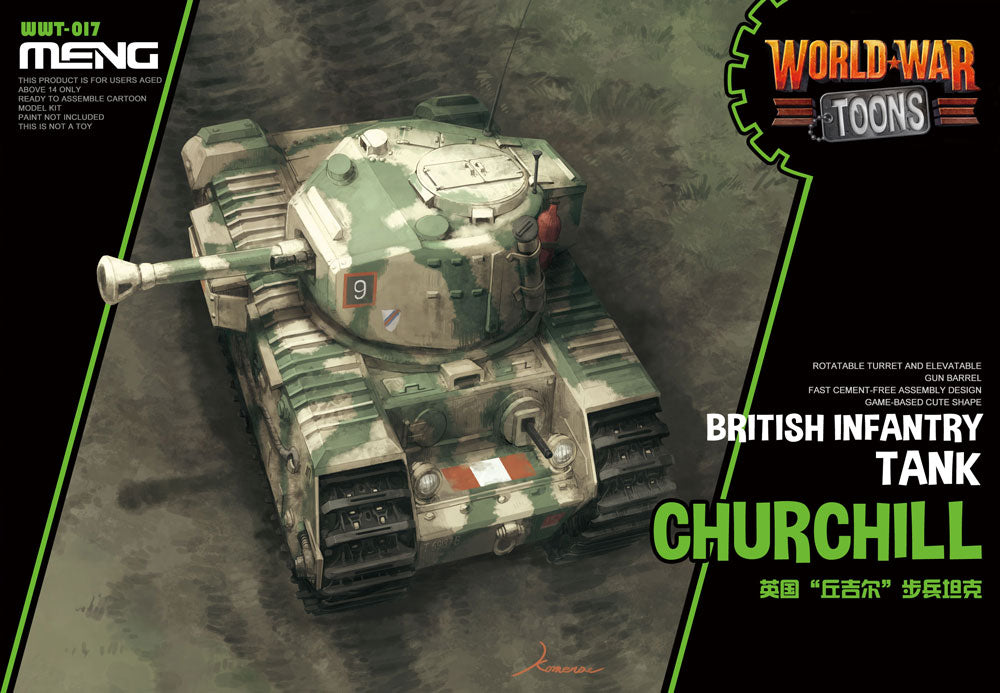 Meng Model WWT-017 British Infantry Tank Churchill Q Edition Assembly Model Kits