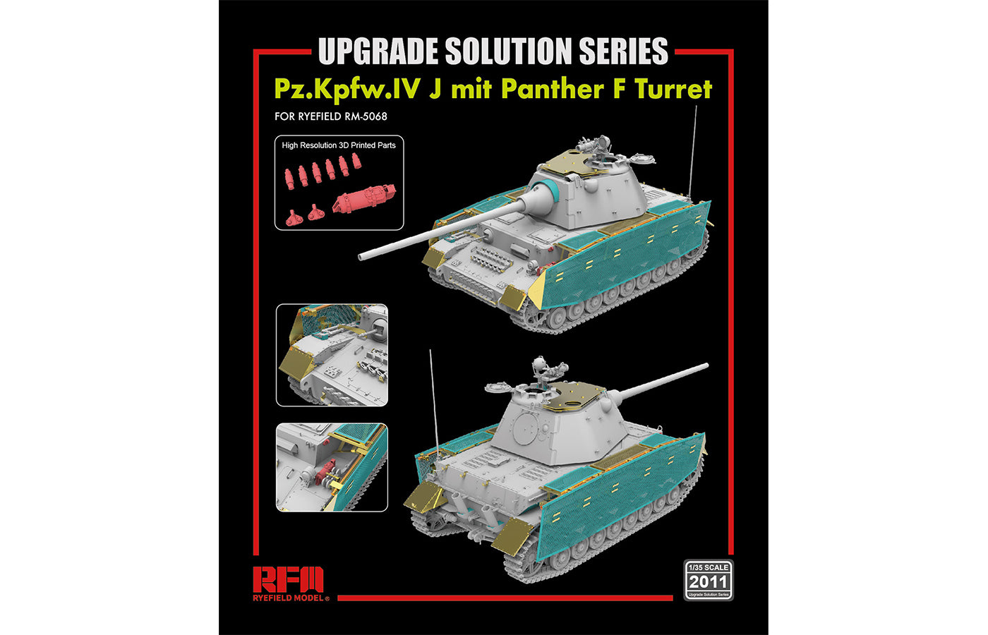 RFM Model RM-2011 Pz.Kpfw.IV J mit Panther F Turret UPGRADE SOLUTION SERIES