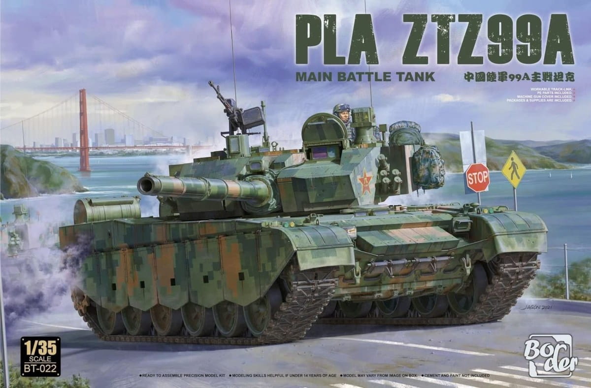 Border BT022 - 1:35 PLA ZTZ99A Main Battle Tank