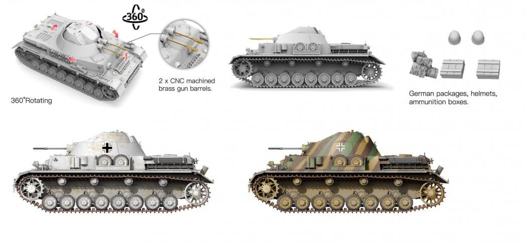 Border BT039 - 1:35 Kugelblitz Flak Panzer IV Mk103 Doppelflak 30mm