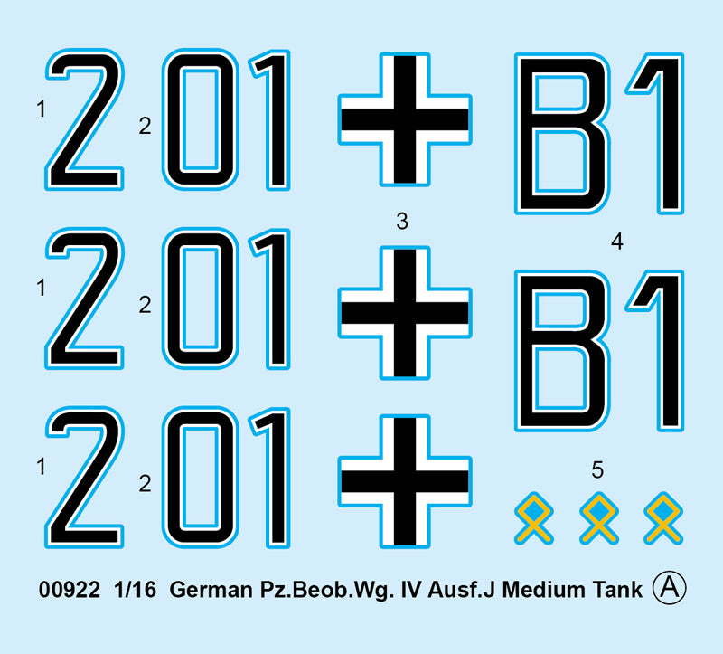 TRUMPETER 00922 - 1:16 German Pz.Beob.Wg. IV Ausf.J Medium Tank