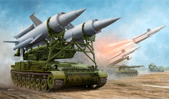 TRUMPETER 09523 - 1:35 Soviet 2K11A TEL w/9M8M Missile Krug-a (SA-4 Ganef)