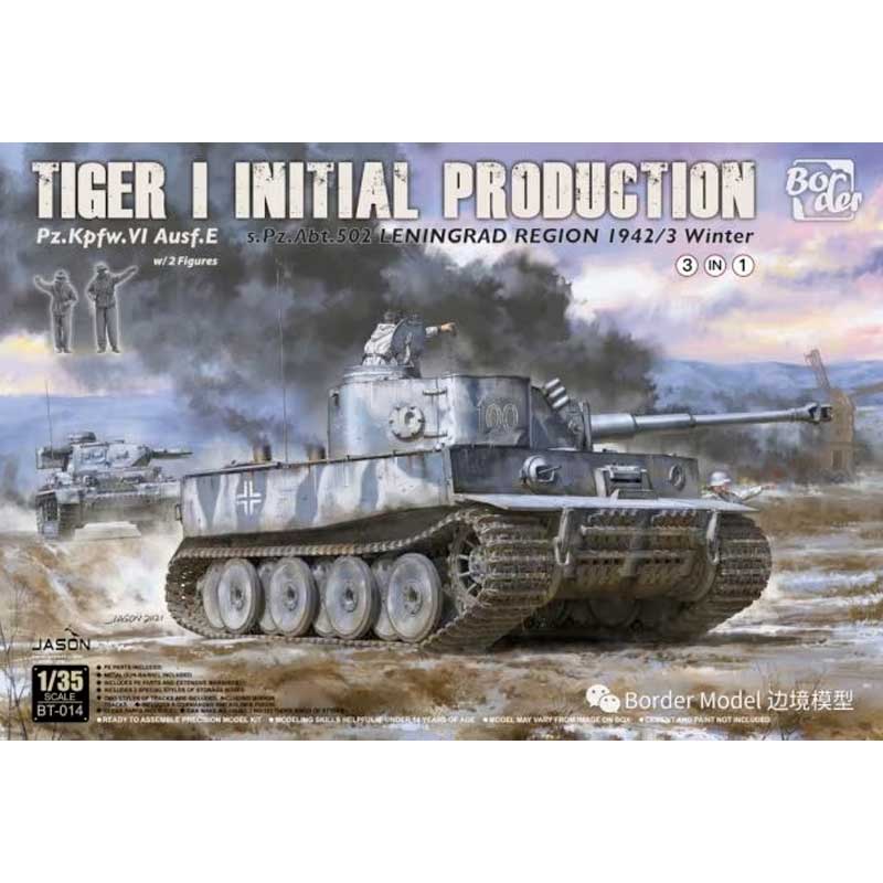 Tiger I Initial Production Leningrad 1942/43 Winter Border Model BT-014 1:35