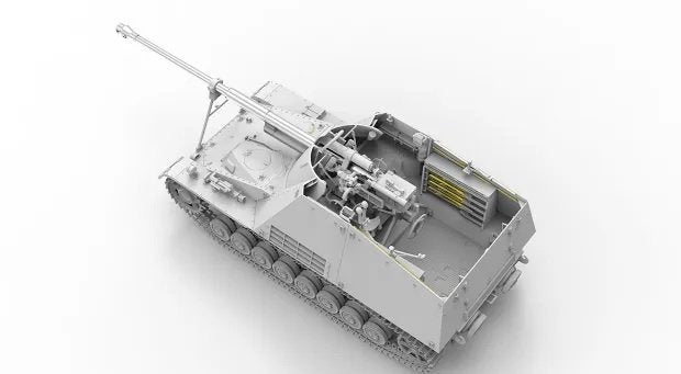 Sd.Kfz. 164 Nashorn Early/Command w/4 figures Border Model | No. BT-024 | 1:35