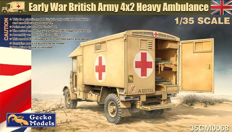 Early War Austin K2Y Heavy Ambulance Gecko Models | No. 35GM0068 | 1:35