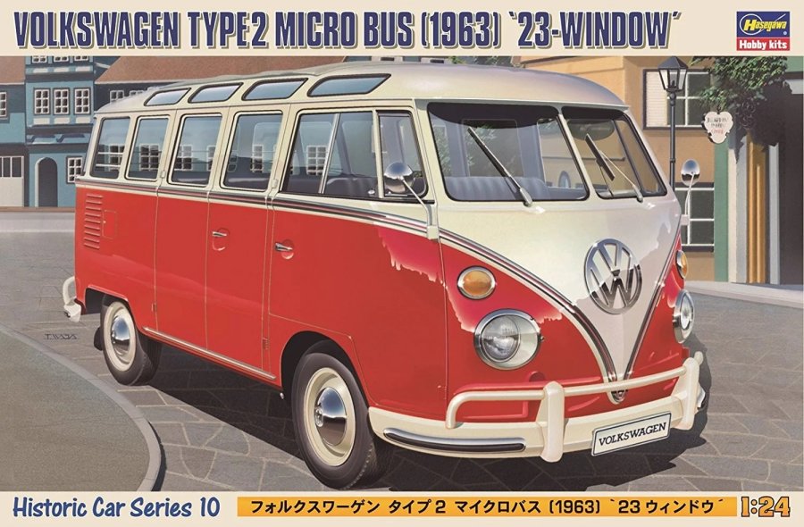 Volkswagen Type2 Micro Bus (1963) '23-window' Hasegawa | No. 21210 | 1:24