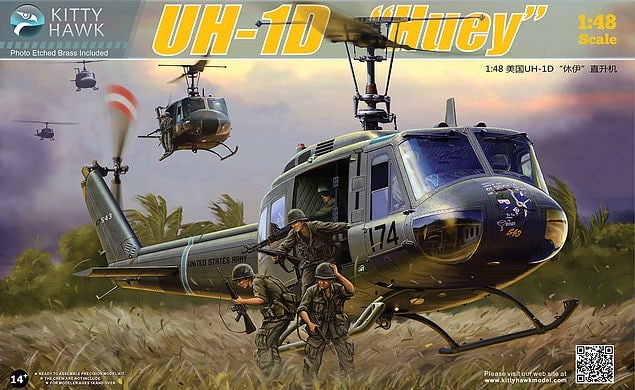 UH-1D Huey Kitty Hawk | No. KH80154 | 1:48