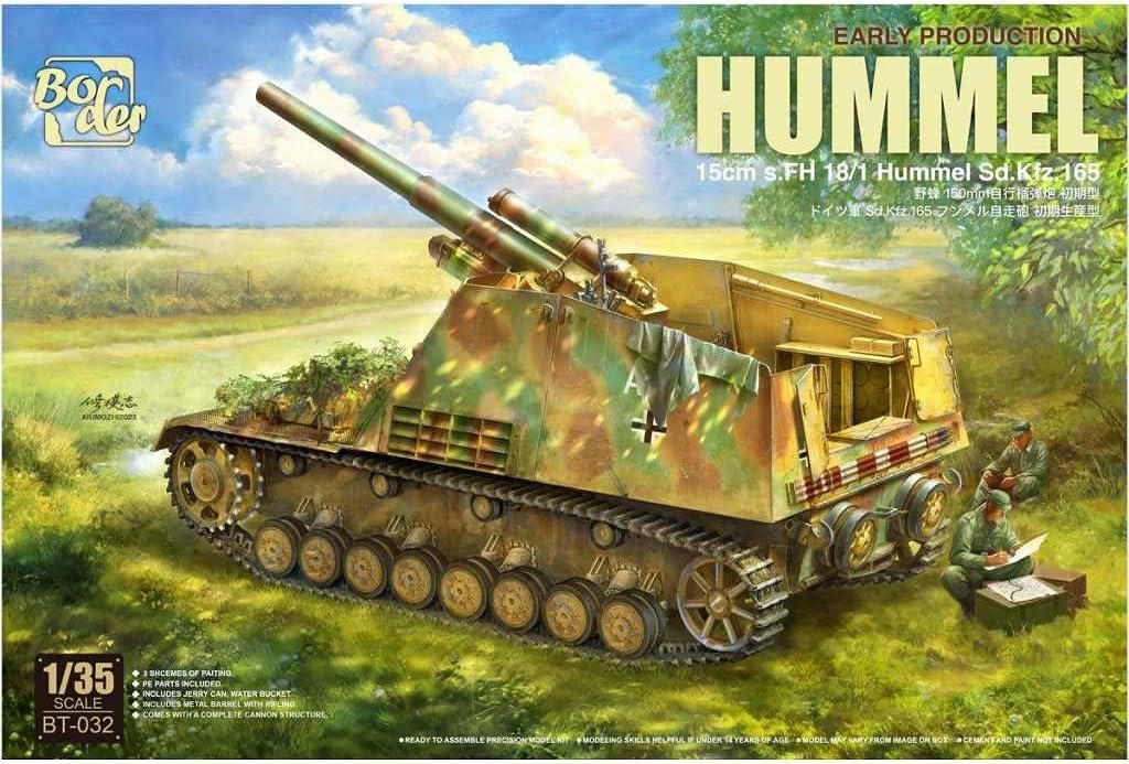 Border Model BT-032 Hummel Early Production Sd.Kfz.165 Scale 1:35