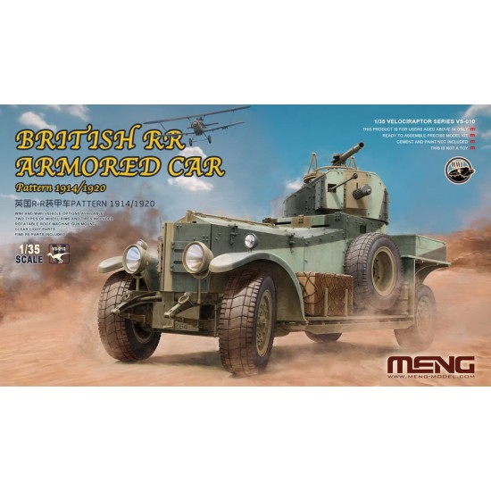 British R-R Armored Car Pattern 1914/1920 Meng Model | No. VS-010 | 1:35