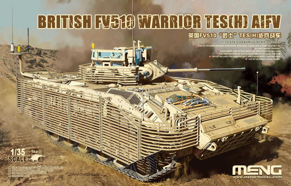 British FV510 Warrior TES(H) AIFV Meng Model | No. SS-017 | 1:35