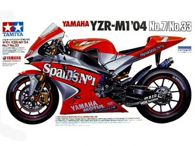 Yamaha YZR-M1'04 No.7/No.33 Tamiya | No. 14100 | 1:12