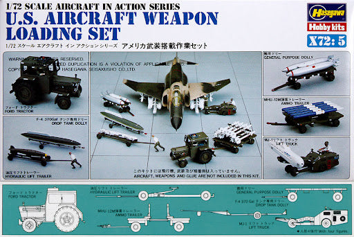 U.S. Aircraft Weapon Loading SetHasegawa | No. 35005-400 | 1:72